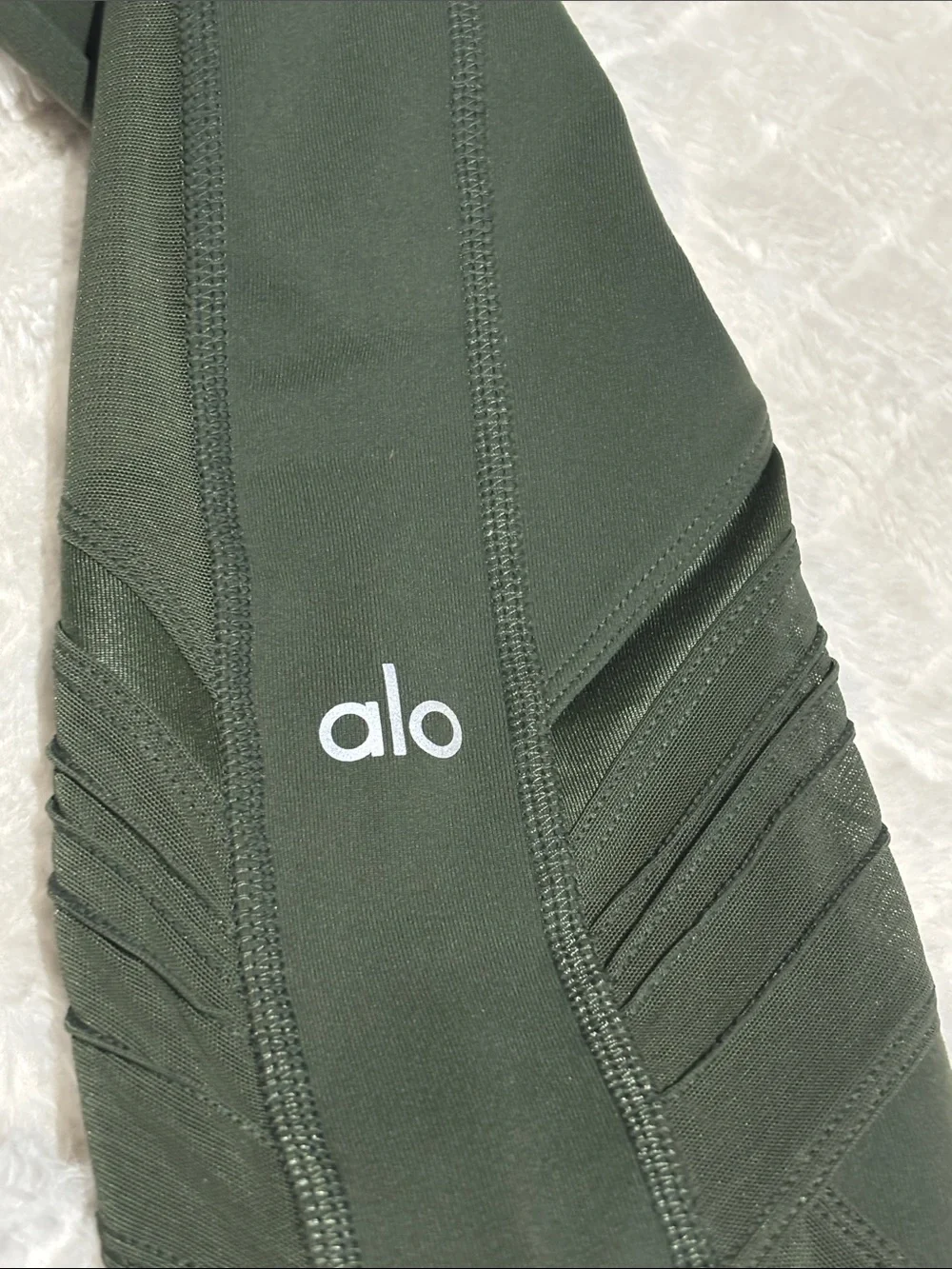 ALO Moto Leggings with Mesh Panels